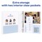 Avery Legal-Size Durable View 3 Ring Binder, 1 Inch Round Rings, 1 White Binder (16500)